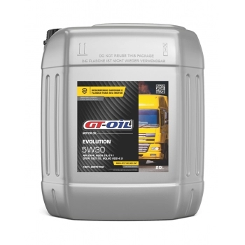 GT OIL EVOLUTION 5W30 SINTÉTICO API CK-4 (1X20)